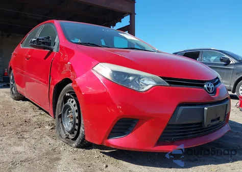 2014 Toyota Corolla Le из США, поврежденный, VIN 2T1BURHE6EC121792